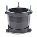 Gibault joint for PVC pipe with  flat type gasket